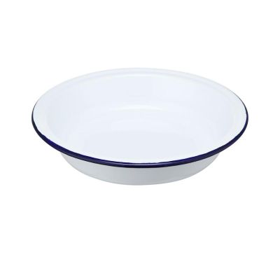 Салатник 600 мл d 18,9 см h3,6 см Blue Rim эмалированая сталь SUNNEX [1]