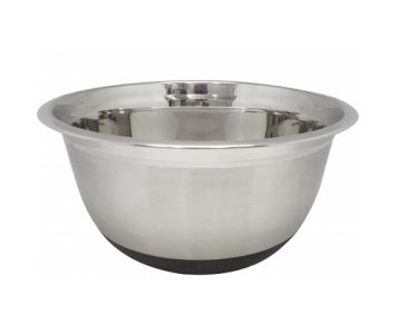 Миска  3,0 л. d=22 см. h=11,3 см. нерж. силикон. дно /1/