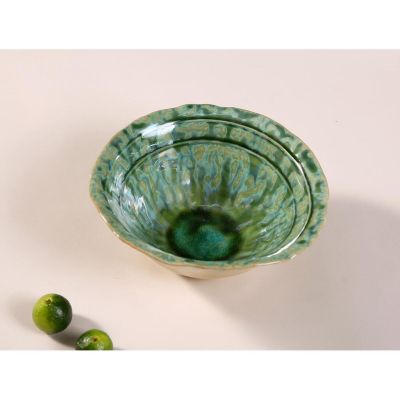 Салатник  175 мл 11,5*11 см h6 см емкость для закусок Green Flower Frutti di Mare P.L. [1]