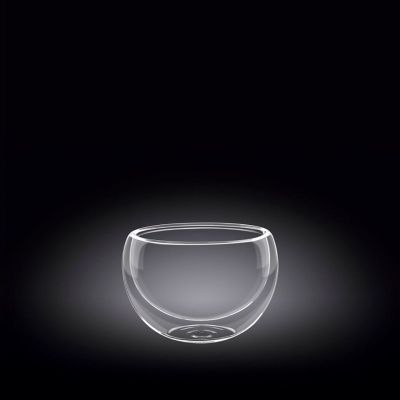Салатник d =80 мм. 120 мл. h=53 мм. с двойными стенками Термостекло Wilmax /1/6/180/