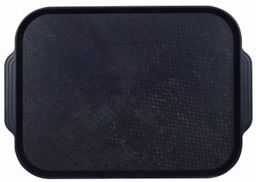 Поднос столовый из полистирола 450х355 мм темно-синий [1730]