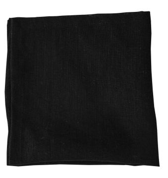 Набор салфеток 2 шт 45x45 см черных, лен