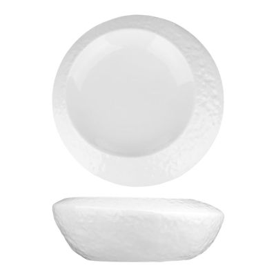 Блюдо круглое для подачи d 20,5 см h8,8 см Organic белое фарфор P.L. Proff Cuisine [2]
