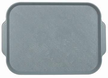 Поднос столовый из полистирола 450х355 мм серый [1730]