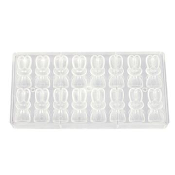 Пластиковая форма "Заяц" 16 ячеек 55*27*21 мм, P.L. Proff Cuisine