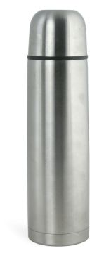 Термос 1 л серебристый, нержавеющая сталь