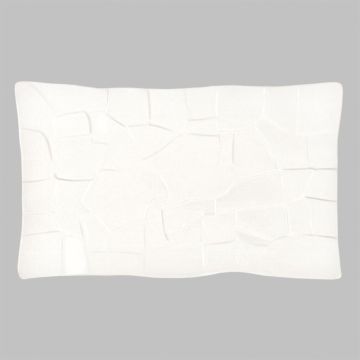 Блюдо прямоугольное 32,5*19,5 см h2 см Texture Style белое фарфор P.L. Proff Cuisine [4]