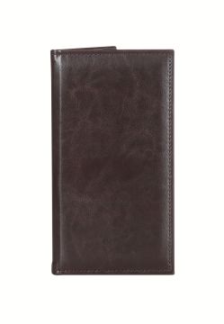 Папка-счет 220х120 мм, цвет: темно-коричневый