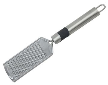 Терка с ручкой 25 см. раб.часть 12*5,5 см. нерж. плоская FM /1/6/