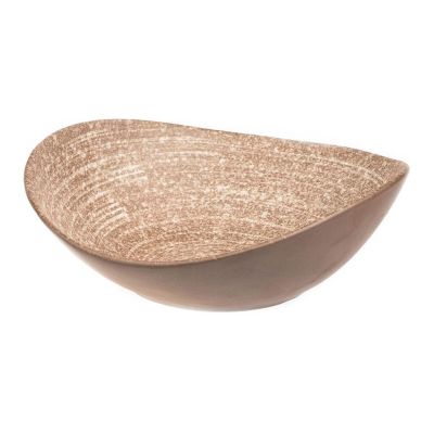 Салатник  800 мл 21*19,5 см h6,8 см Brown Untouched Taiga P.L. Proff Cuisine [3]