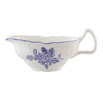 Соусник 100 мл 16,5*5,5 см h5,6 см с ручкой фарфор Sea Flower P.L. Proff Cuisine [1]