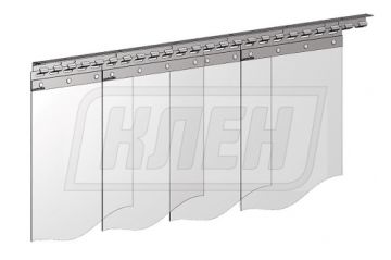 Завеса СЕВЕР 0,95х1,90 м из морозостойкой ПВХ пленки