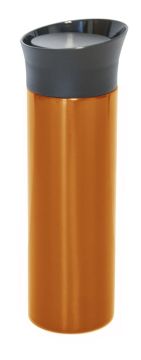 Термостакан 0.5 л оранжевый, нержавеющая сталь