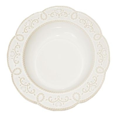 Тарелка глубокая с бортом, 22 см, 370 мл, айвори LAC-SUP-220