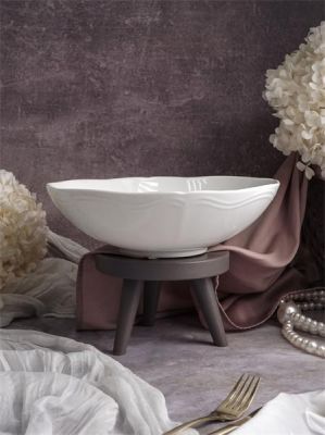 Салатник 1,9 л, d 26 см h 7,5 см, фарфор, Grazia