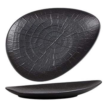 Блюдо овальное 31*23,3 см h5 см Side Up Black Raw Stellar P.L. Proff Cuisine [4]
