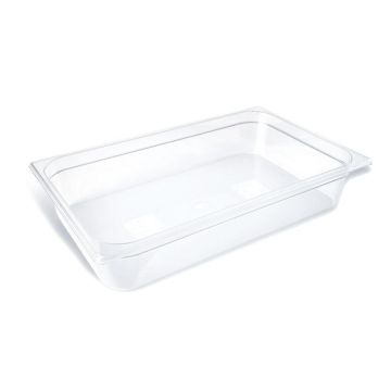Гастроемкость 1/1 h100 мм поликарбонат 530*325*100 мм прозрачная 13,5 л P.L.