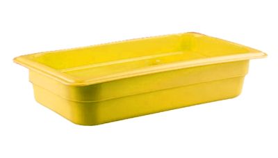Гастроемкость 1/3 h= 65 мм. 325*176 мм. 2,4 л. п/п желтая /1/7/