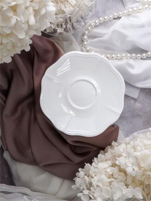 Блюдце d 16 см h  2,2 см (для чашек арт. CDF GR14, CDF GR15), фарфор, Grazia