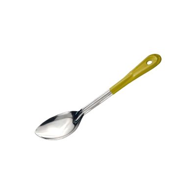 Ложка гарнирная 28,5 см., L ручки 19 см. нерж. желтая ручка MGsteel /1/12/144/