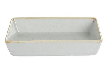 Блюдо прямоугольное 16х10 см h 4 см фарфор цвет серый Seasons