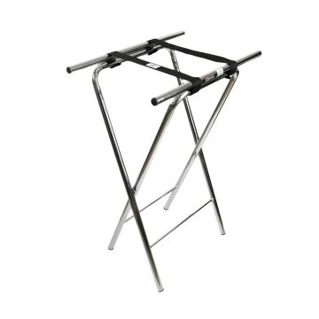 Подставка стойка напольная для подносов 52,8*35*74,5 см, нерж. (триджек) P.L. - BarWare