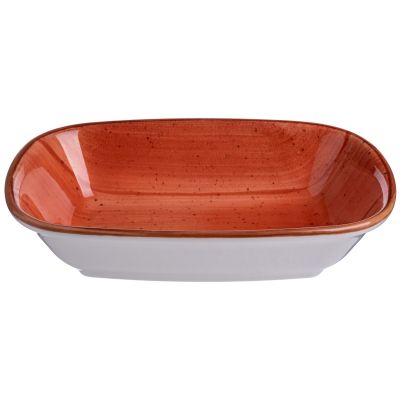 Салатник 170*115 мм. 275 мл. h=40 мм. касалетка Терракота, форма Гурмэ Bonna /1/12/1680/