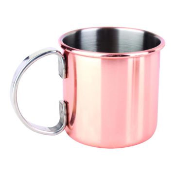 Кружка для коктейля 450 мл d 9 см h9 см нерж. с медным покрытием P.L. - Kingtex