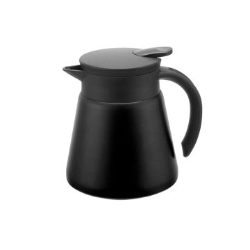 Кофейник-термос 0,6 л d 11,8 см h15,5 см черный нерж. SUNNEX