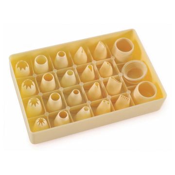 Набор кондитерских насадок 20 шт пластик Martellato