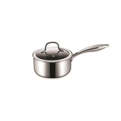 Сотейник 2 л с крышкой 18/16*14,5 см New Kitchen Honeycombs нерж. с антиприг. покр. ИНДУКЦИЯ