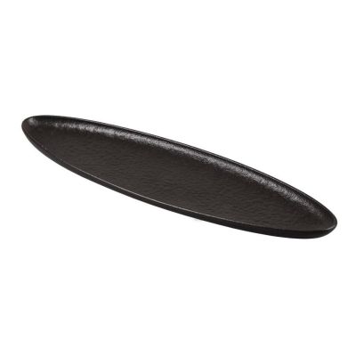 Блюдо овальное 40*11,5 см h2,4 см Smooth Black Raw Stellar P.L. Proff Cuisine [4]