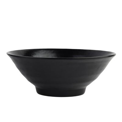 Салатник 1000 мл миска для лапши d 21,4 см пластик меламин Black Finish P.L. Proff Cuisine