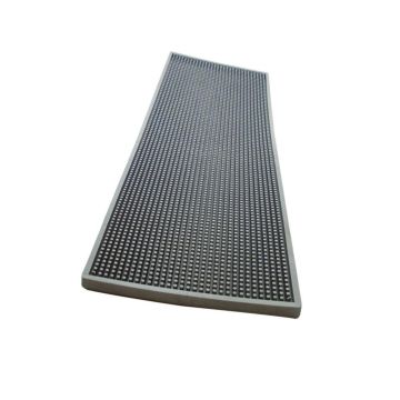 Коврик барный 60*20 см серебрянный The Bars