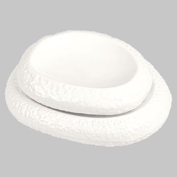 Блюдо для подачи 22,5*18,5 см h5,5 см Organic белое фарфор P.L. Proff Cuisine [3]