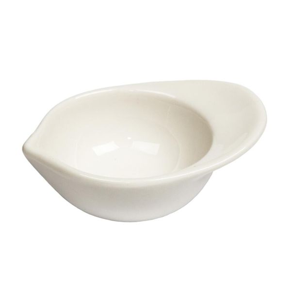 Соусник 25 мл 8,3*6,2 см h3,5 см Mini Mix с ручкой белый фарфор P.L. Proff Cuisine [6]