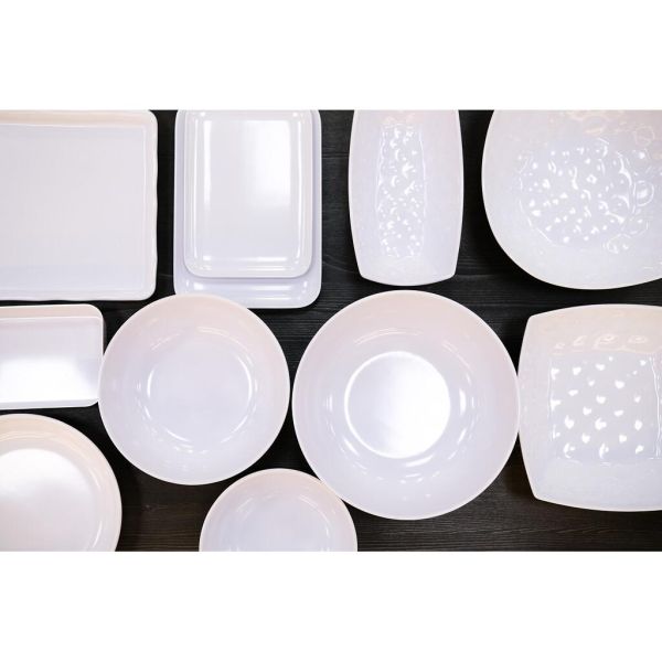 Салатник 1650 мл 25,4*15,2*6,8 см прямоуг. White пластик меламин P.L. Proff Cuisine