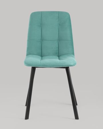 Стул Oliver Square велюр мятный