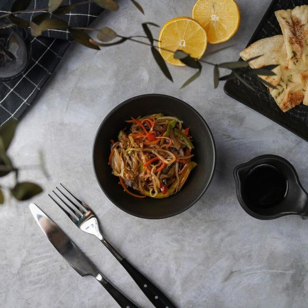 Салатник 300 мл d 13 см h6 см Black Raw Wood P.L. Proff Cuisine [6]