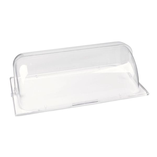 Поднос для выкладки 53*32,5*19 см фарфор с пласт. Roll-top крышкой SUNNEX