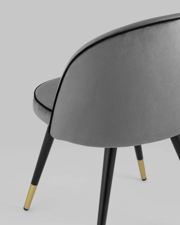 Стул Gabi LUX велюр серый