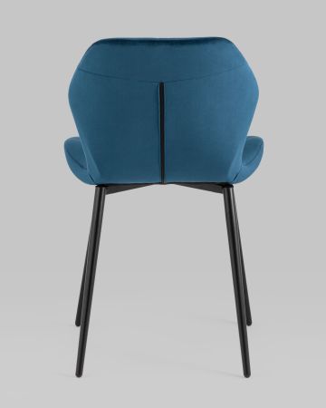 Стул Эдвин велюр синий
