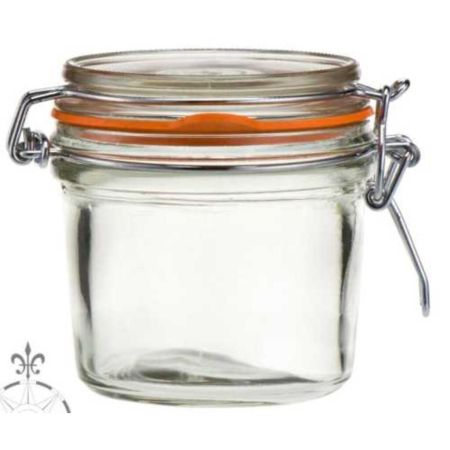 Банка для подачи и хранения 270 мл с крышкой и бугельным замком 8,5*8,5*10 см P.L. - BarWare