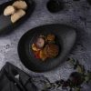 Блюдо овальное 31*23,3 см h5 см Side Up Black Raw Stellar P.L. Proff Cuisine [4]