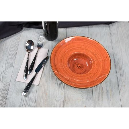 Тарелка глубокая 200 мл d 26 см h7,1 см для пасты/супа/салата Brown Shore Fusion P.L. [1]