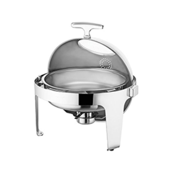 Мармит 6,8 л круглый с откидной Roll-top крышкой и окном d 36 см нерж. SUNNEX