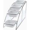 Подставка фуршетная горка 4 яруса для гастроемкостей GN1/6 (215*525*325 мм) SUNNEX
