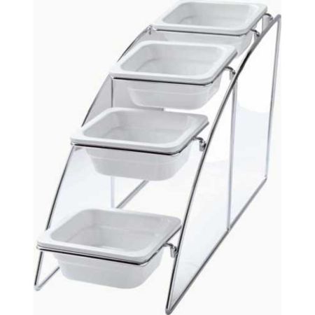 Подставка фуршетная горка 4 яруса для гастроемкостей GN1/6 (215*525*325 мм) SUNNEX