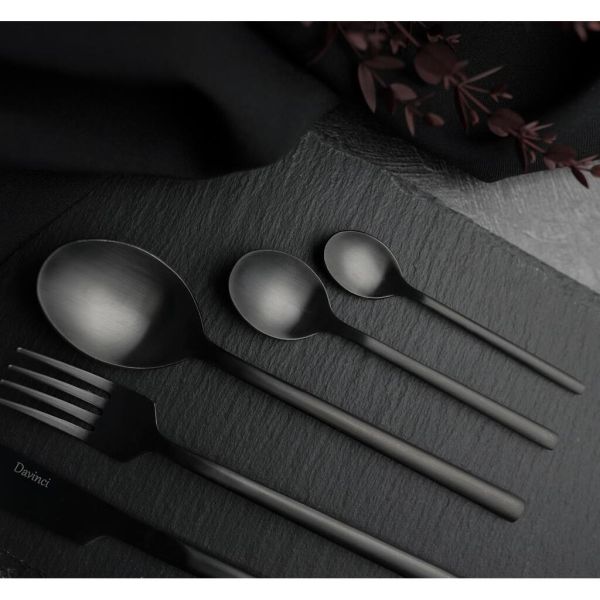 Ложка кофейная 11,5 см Black Sapporo P.L. - Davinci [12]