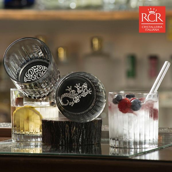 Стакан Олд фэшн 360 мл хр. стекло набор 6 шт. цветной Maori d 8,5 см h9 см RCR [1]